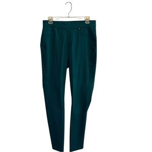 New Directions Green Pull On Slim Leg Fit Pants Size 6R